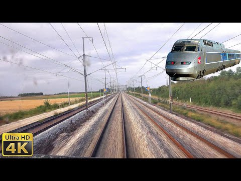 4K TGV Cabride Paris Montparnasse - Rennes en TGV Atlantique