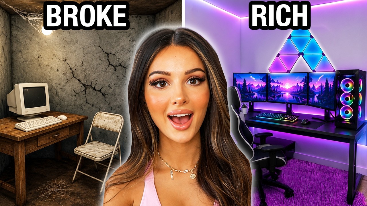 BROKE VS RICH Gaming Cafe in Roblox!