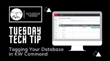 Tuesday Tech Tip - Tagging Your Database in KW Command