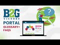 B2G Victory Portal: Glossary & FAQs