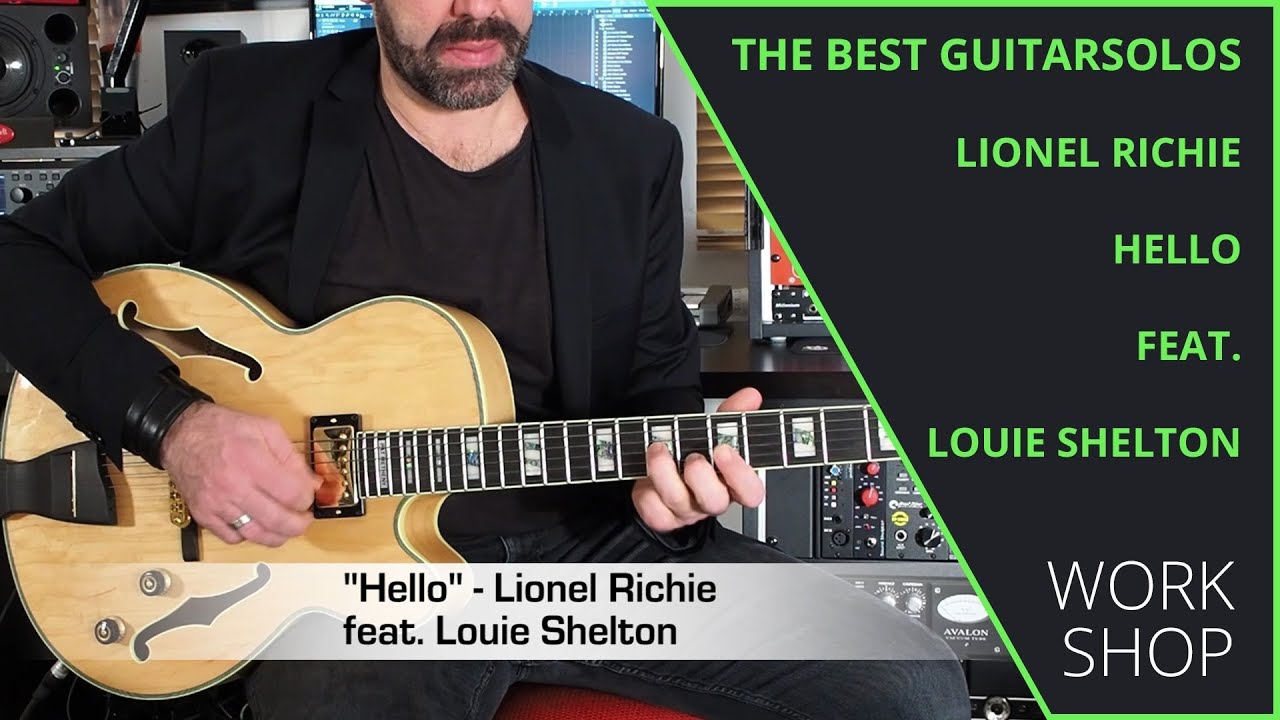 Best Guitar Solos Hello Lionel Richie Incl Playback Tabs In Link Below Youtube