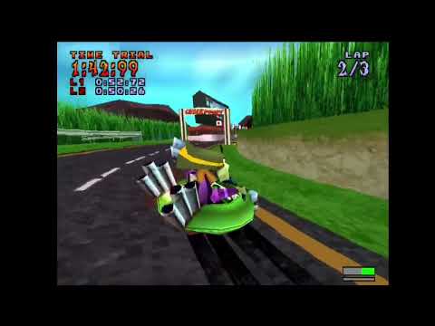 Big Forest Sirkuit Penuh Warna! CTR Mod Custom Track PS1 Indonesia