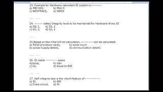 Electronic Interlocking [EI] - MCQ practice ! Dept  Exams of LDCE ADSTE & JE ! S&T ! IR screenshot 4
