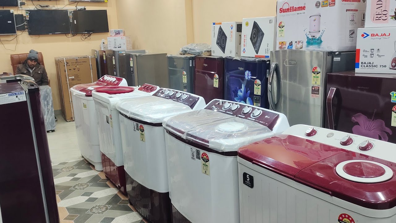 Washing Machine kam dam me kharido//Wholesale Market in Gwalior//फ्रिज