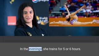 a paragraph about A famous gymnast| الصف الأول الاعدادي