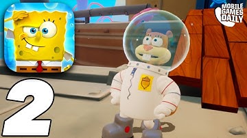 SPONGEBOB SQUAREPANTS BATTLE FOR BIKINI BOTTOM Gameplay Walkthrough Part 2 - Downtown Bikini Bottom