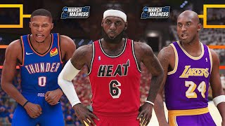 Simulating a "March Madness" Tournament for the 30 ALL-Time NBA Franchise Teams! (THE GREATEST EVER)