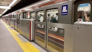 Osaka Metro堺筋線66系11編成（未更新車）発車シーン堺筋本町駅にて