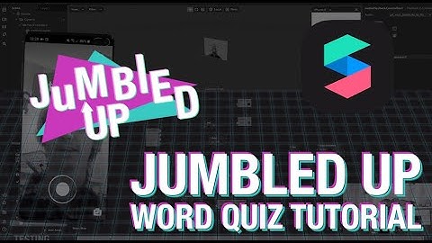 Quiz Style Tutorial (Jumbled Up V1.0) | Spark AR Studio
