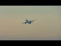 Взлёт самолёта в аэропорту Домодедово