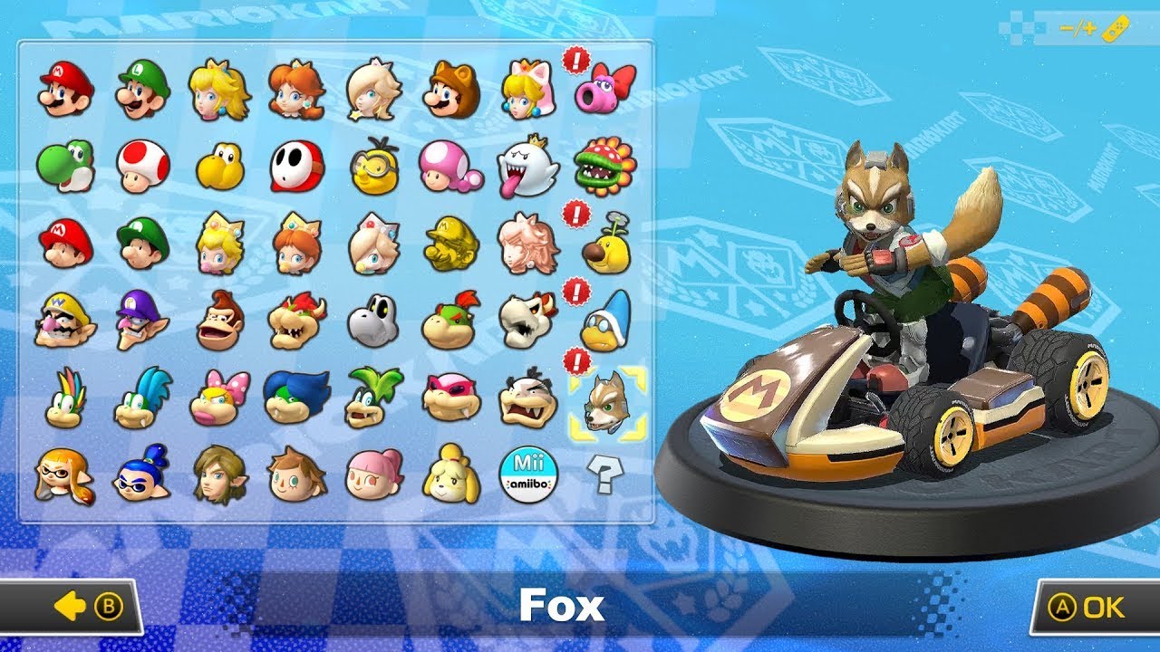Mario Kart 8 Deluxe - New Playable Characteres (HD)
