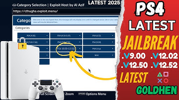 PS4 Jailbreak Latest Goldenhen 9.00 to 12.52 \ cthugha expliot