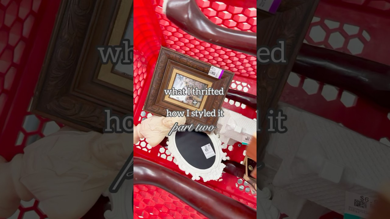 WHAT I THRIFTED + HOW I STYLED IT! #thrift #thriftflip #homedecor #vintage #antique