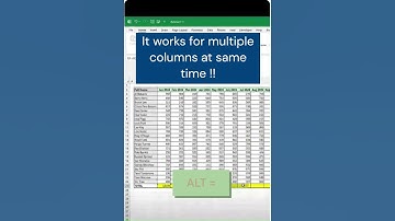 Sum Tip  #exceltech #excelworld #accounting #trending #exceltutorial #excelformulas #exceltips