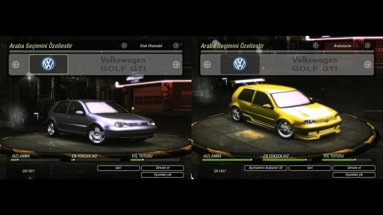 NFS Underground 2 | Golf | Stock vs Full Drift Test |