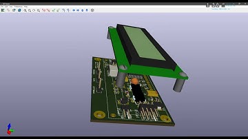 KiCad 3D viewer example.