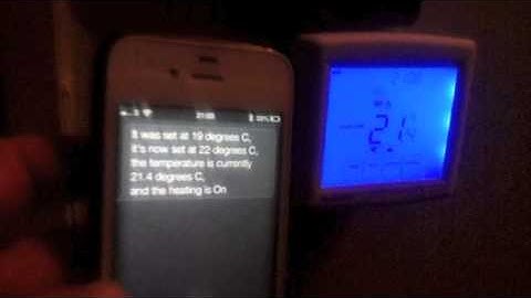 RPI - Siri controlling Heatmiser thermostat via Raspberry Pi