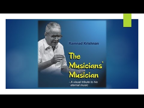 Ramnad Krishnan - "The Musician's musician"