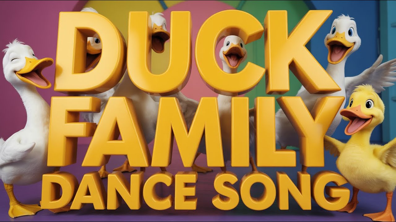 Duck Song English Nursery Rhyme | Fun Quack Quack Song for Toddlers Preschool Children Baby Fun