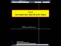 Tạo danh mục bản vẽ chỉ vài giây trên Autocad! #autocad #lispautocad #thinhhanh #shopdrawing