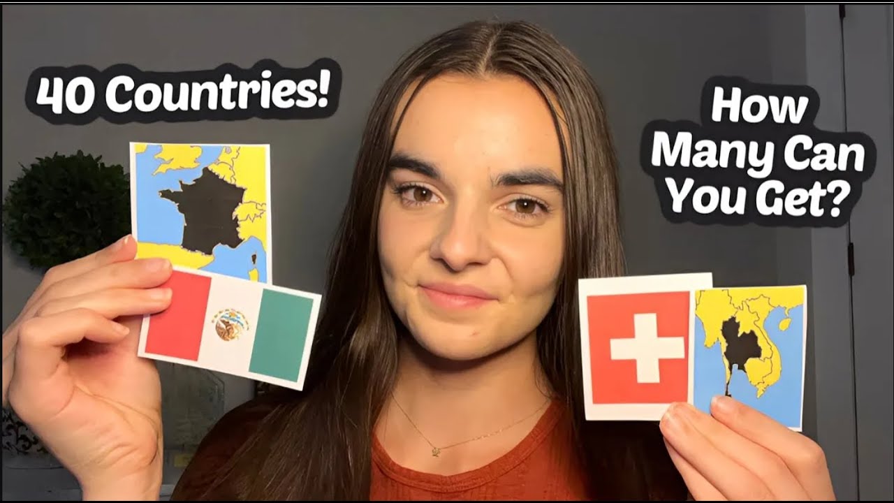 ASMR Can You Guess the Capital? | 40 Geography Trivia Questions