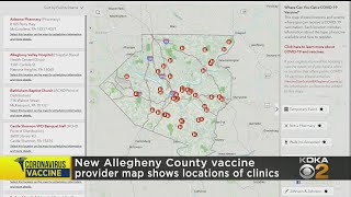 New Allegheny Co. Map Shows Vaccine Provider Locations