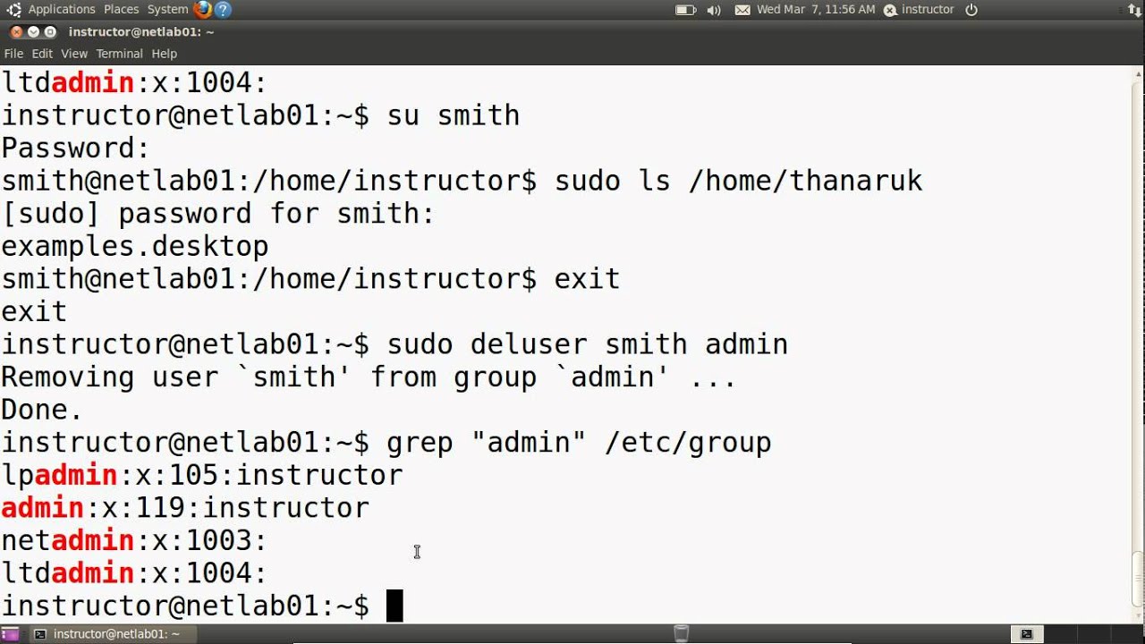 Basic Linux Permissions Part 6 Sudo And Sudoers Youtube