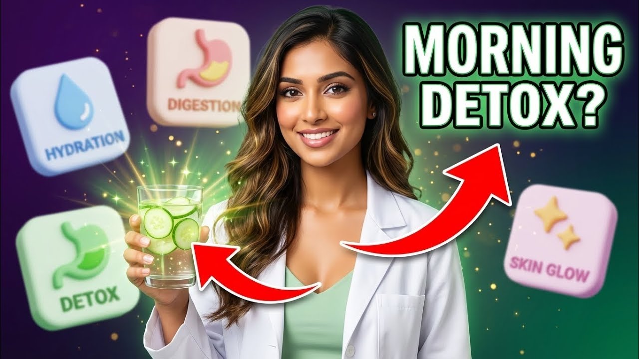 Пейте воду с огурцом каждое утро | Мощное увлажнение, улучшение пищеварения и сияние кожи!