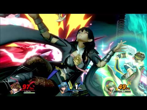 スマブラSP　手前やられ+ピットの切りふだ　ベレス編