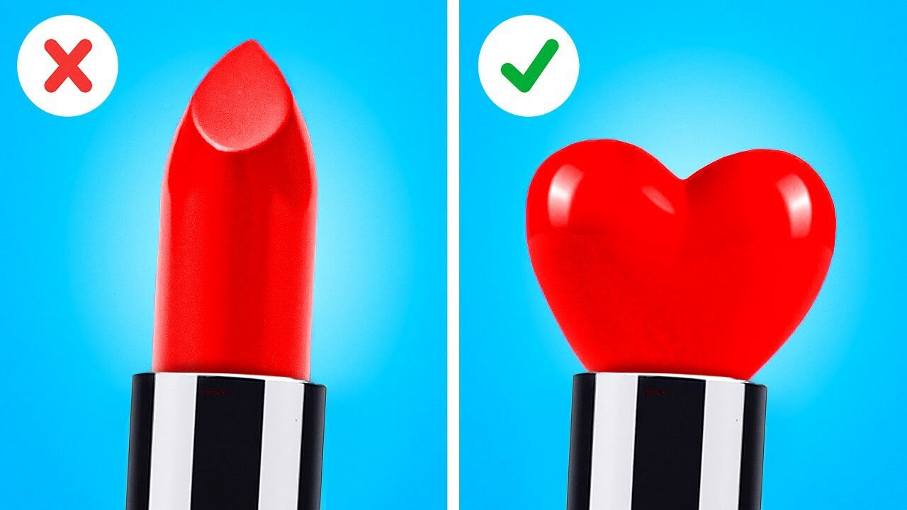 MAKYAJ MALZEMELERİNİ GİZLEME YOLLARI || Eğlenceli Durumlar || 123 GO! GOLD Güzellik Fikirleri