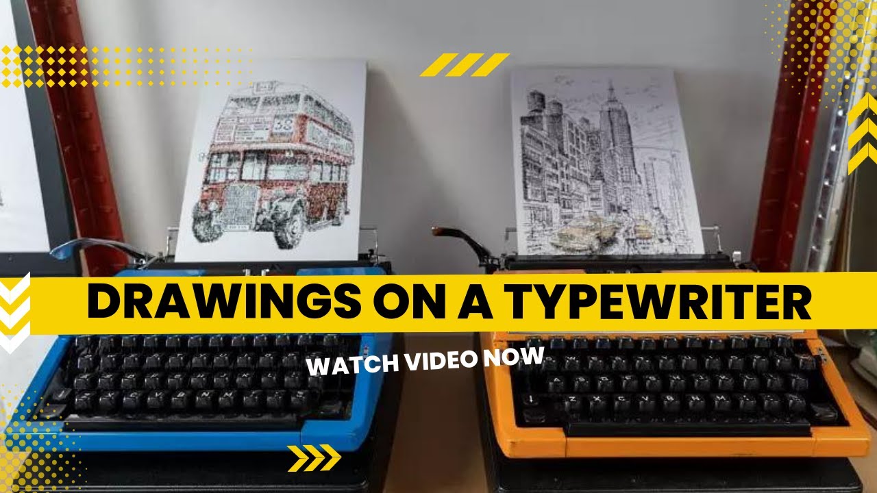This 25-year-old artist creates incredible drawings on a typewriter | 