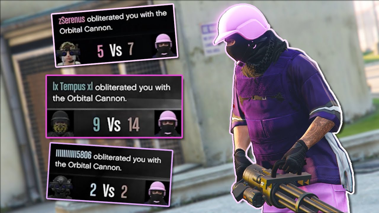 I mastered The Minigun And Got ORBED 3 TIMES! [GTA Online]