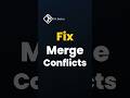 19. Merge Conflicts Explained — No Need to Fear! 🚧 Learn the Easy Fix #shorts
