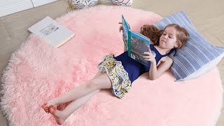 Famous Amdrebio Pink Area Rug for Girls Bedroom -Review & Styling Tips Net Worth