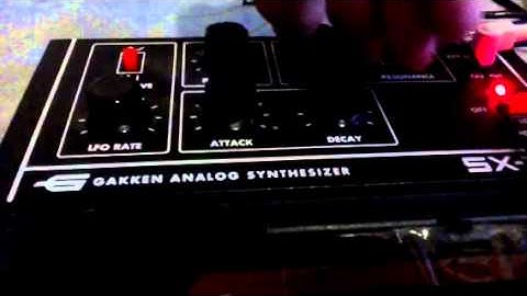 Gakken SX150 sequenced by midi