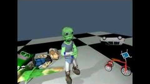 Truespace 7.5 real time render 3d character animation ...