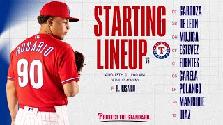 DSL Phillies Red vs DSL Rangers Blue