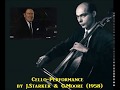 Cello-Performance by J.Starker & G.Moore (1958)