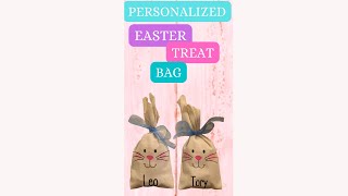 Cricut Personalized Dollar Tree Easter Treat Bags #shorts #easter