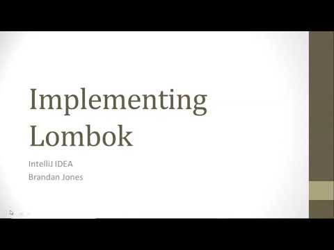 Use Lombok to create a Java DTO quickly in IntelliJ IDEA