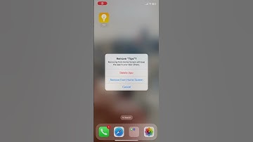 iPhone: Delete App from Home Screen