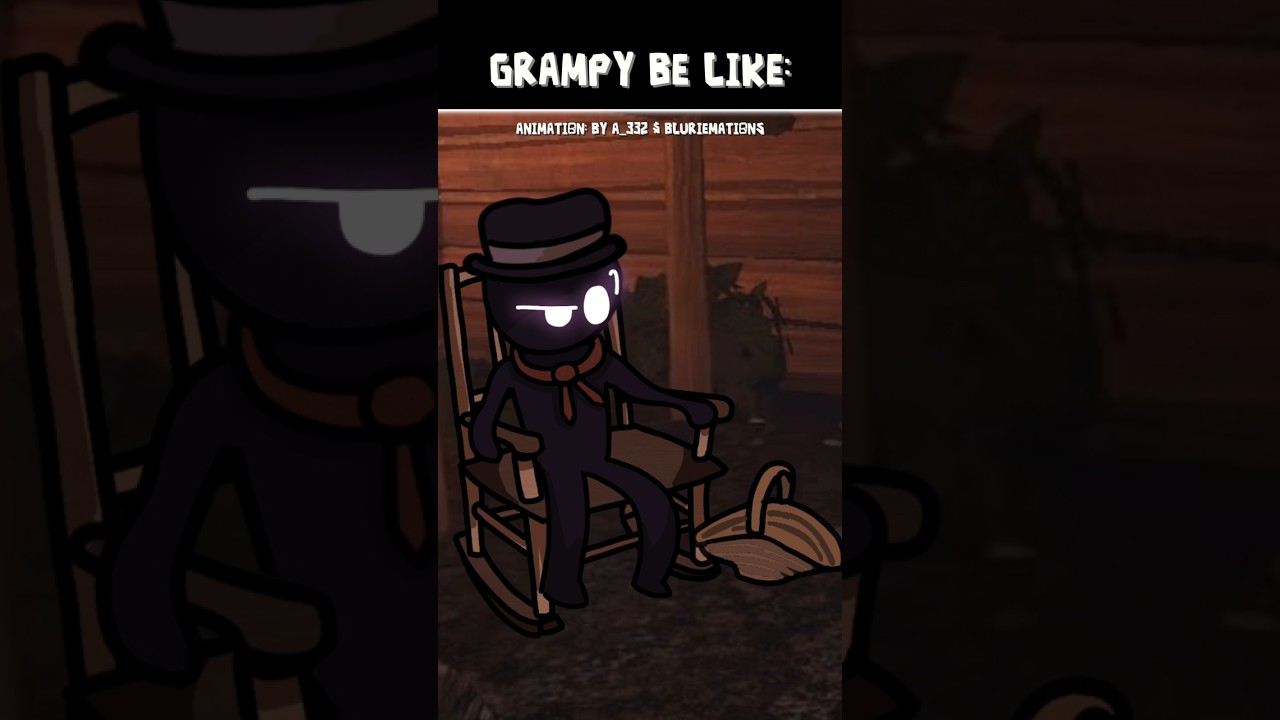 Grampy be like 🧺: Roblox Doors Outdoors Animation