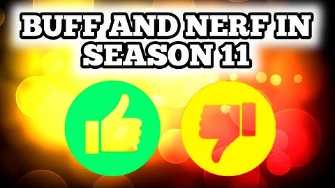 BUFF AND NERF IN SEASON 11 IN CALL OF DUTY MOBILE CODM COD MOBILE