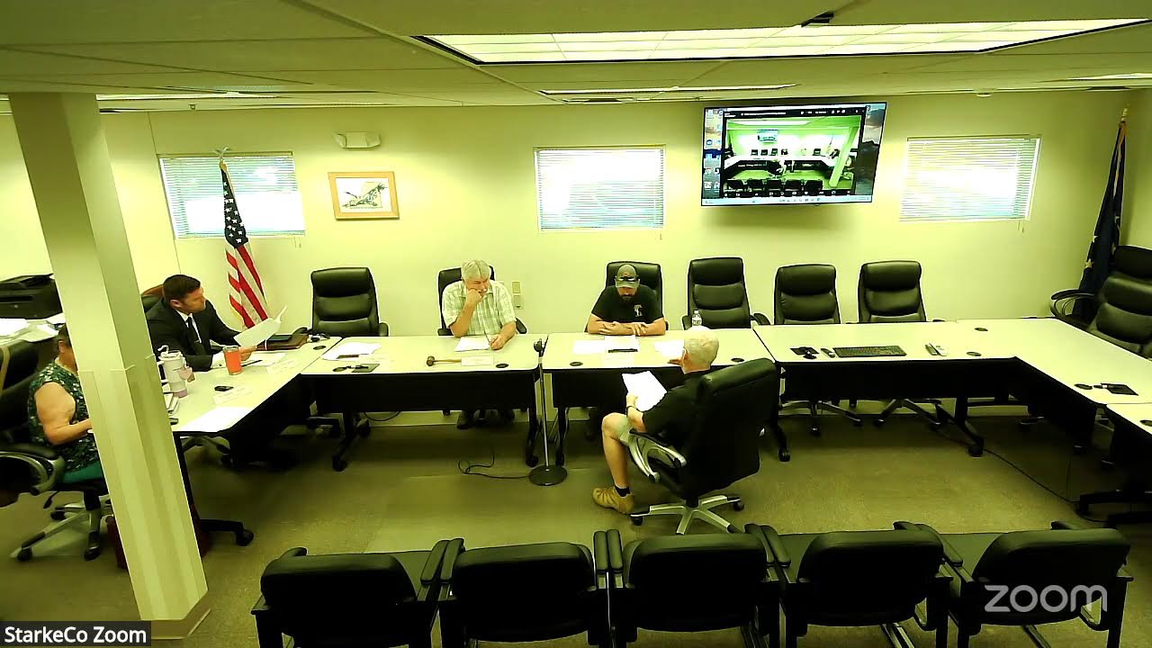 Starke County Commissioners Meeting 8/3/2026