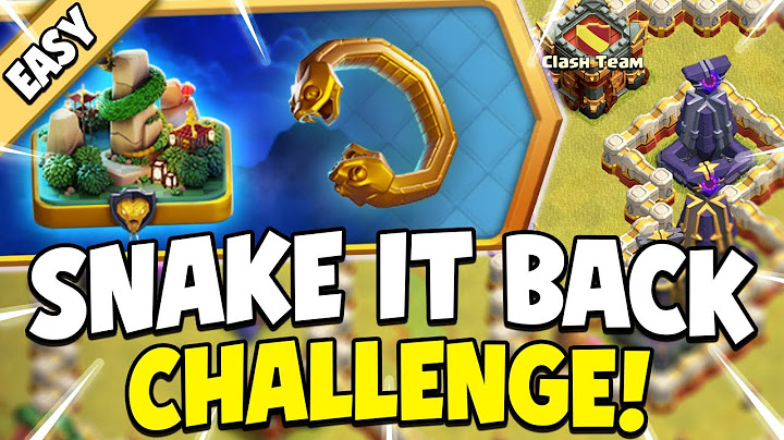 *Quick & Easy* 3 Star Snake It Back Challenge (Clash of Clans)