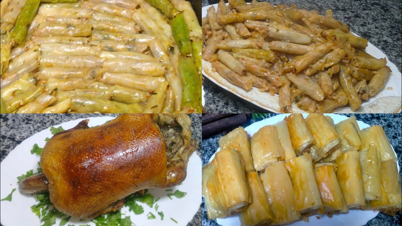 فطار النهاردة بط🦆 محمر ومحشي كرنب… فطار يفتح النفس وكمان عملنا الحلو 🤗