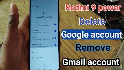 Delete Google account ।। how to remove email I