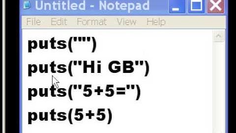 Ruby, Run a Ruby Program from a File