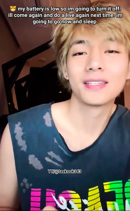 Taehyung Weverse Live 230801