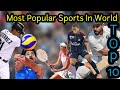 Top 10 Popular Sports in the World | Most popular sports in the world